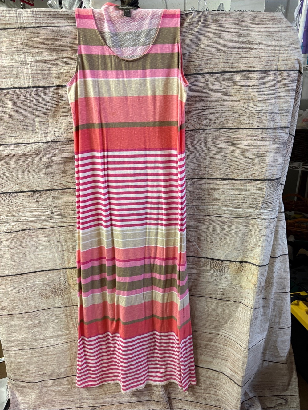 😍 Women's striped Maxie tank dress with Tommy Bahama label